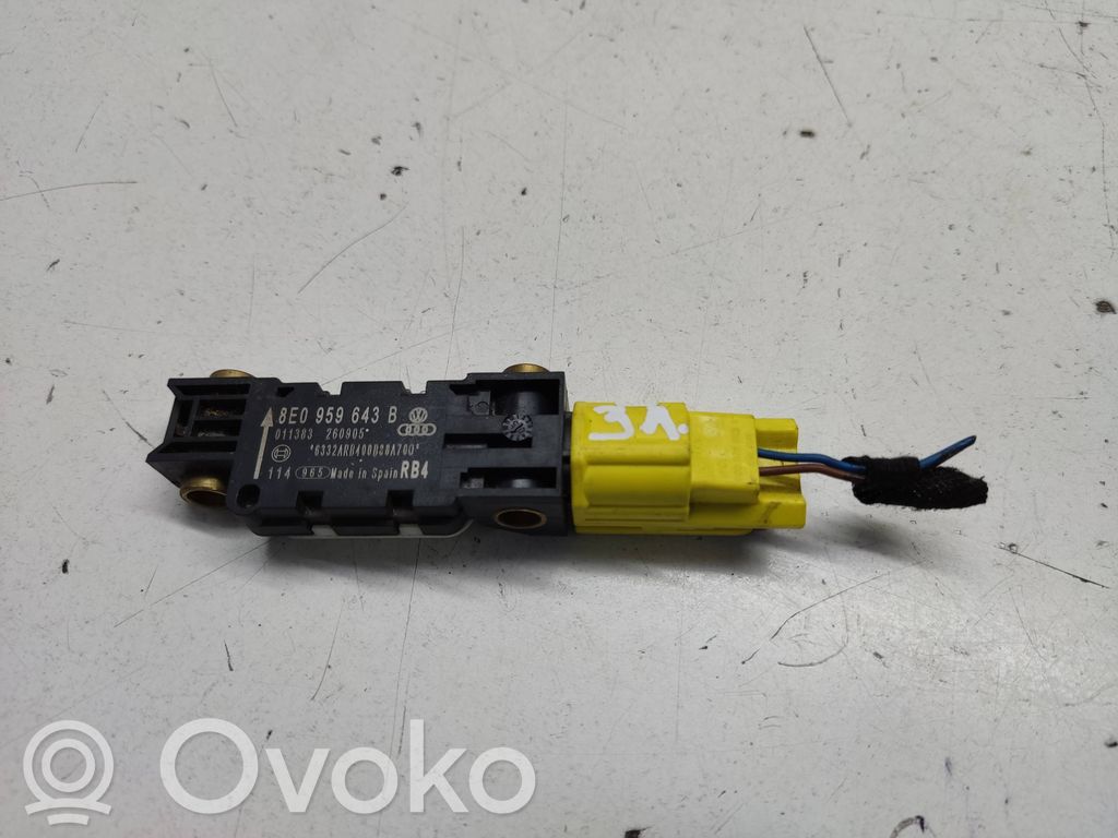 Audi A4 S4 B6 8E 8H Airbagsensor Crashsensor Drucksensor 