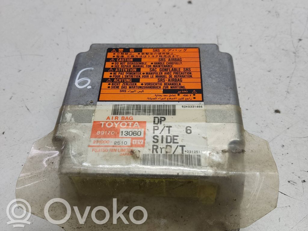 Toyota Corolla Verso E121 Airbag control unit/module 