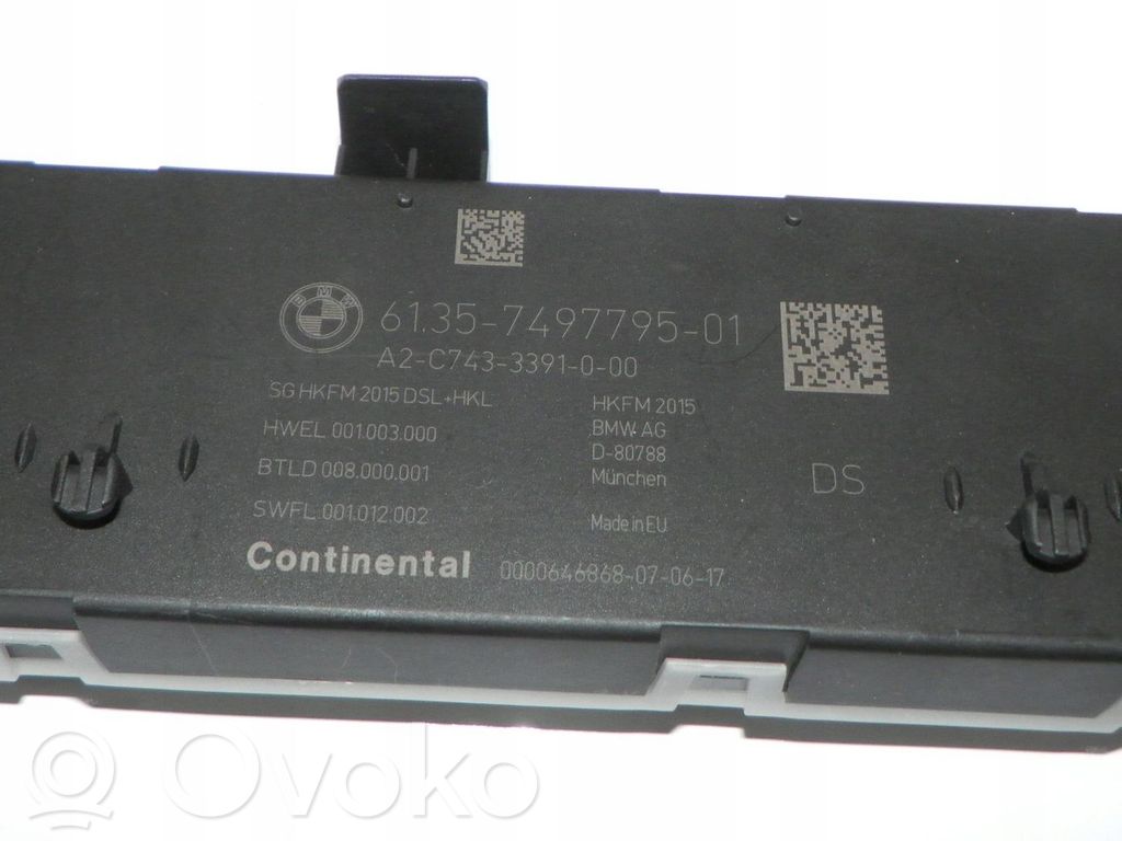 BMW 5 G30 G31 G38 Sterownik / Moduł elektrycznej klapy tylnej / bagażnika 