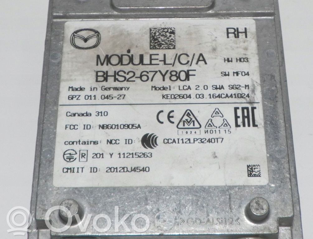 Mazda 3 II Distronic sensor radar 