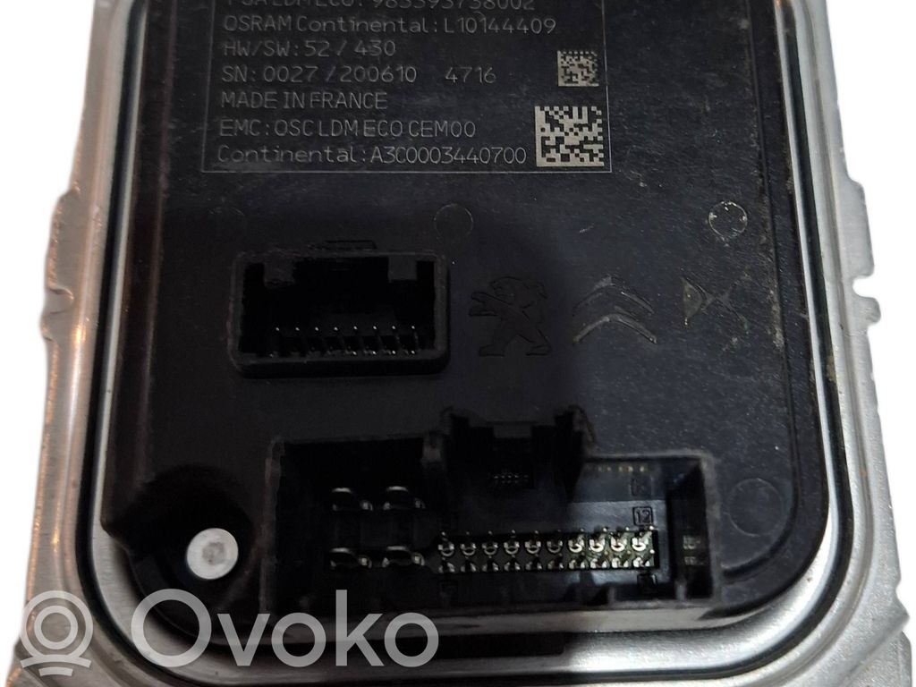 Opel Astra L Módulo de control de balasto LED 