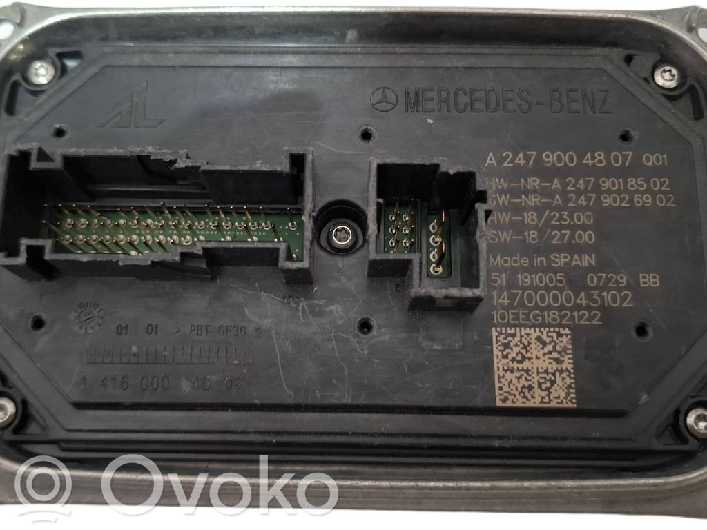 Mercedes-Benz CLA C118 X118 Moduł sterujący statecznikiem LED 