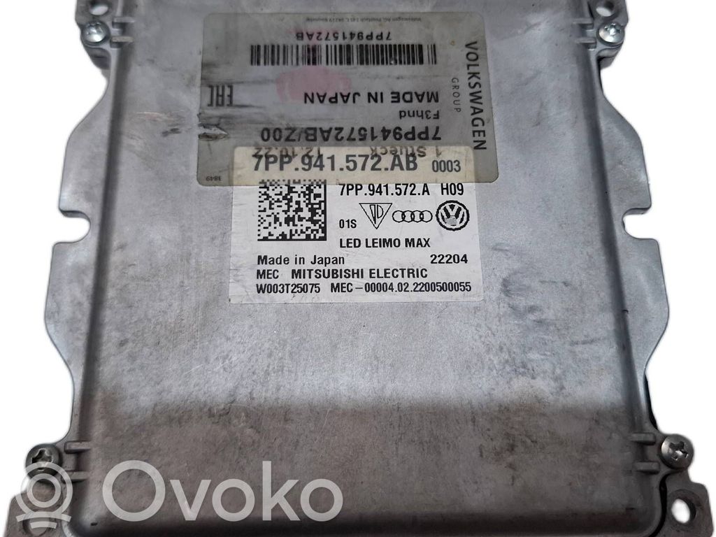 LED ballast control module   7PP941572AB,7PP941572A,W003T25075,4M0941033B,4M0941034B,4S0941086,5NL941082,7PP941572AB,8W0941033,8W0941034,NL941081