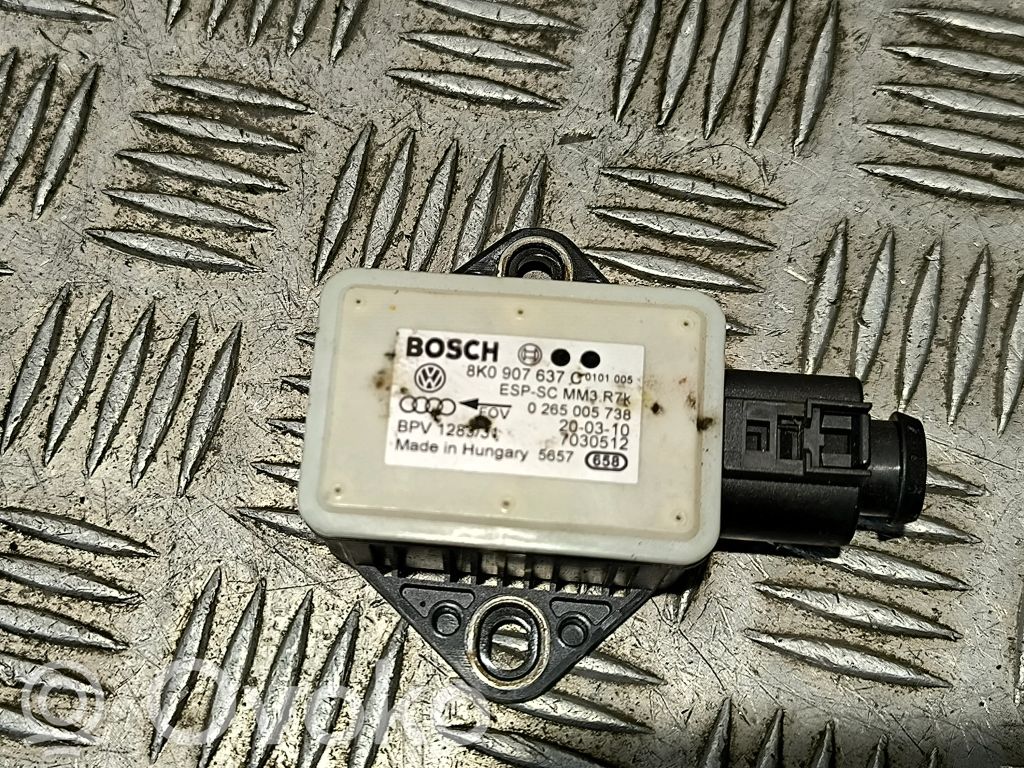 Audi Q5 SQ5 8R ESP acceleration yaw rate sensor 
