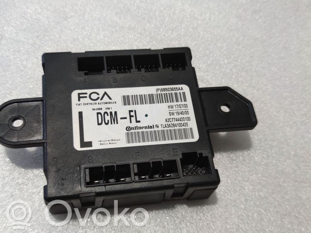 Other control units/modules   P68503655AA