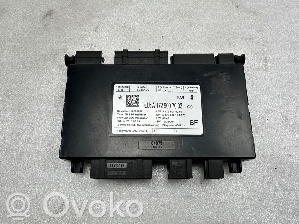 Mercedes-Benz E A207 Module de commande de siège 