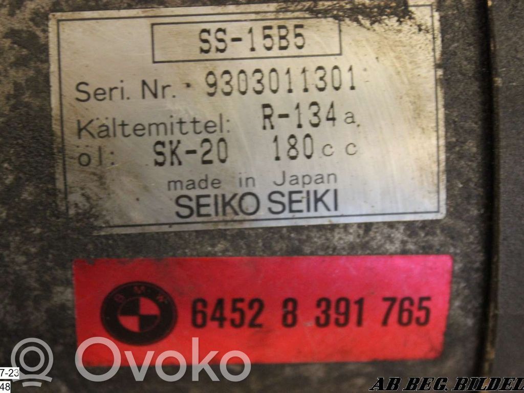 Air conditioning (A/C) compressor (pump)   64528391765
