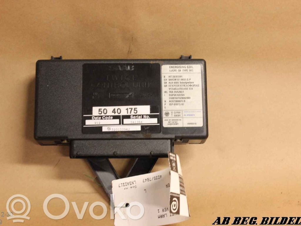Saab 9-3 Ver1 Boîtier module alarme 