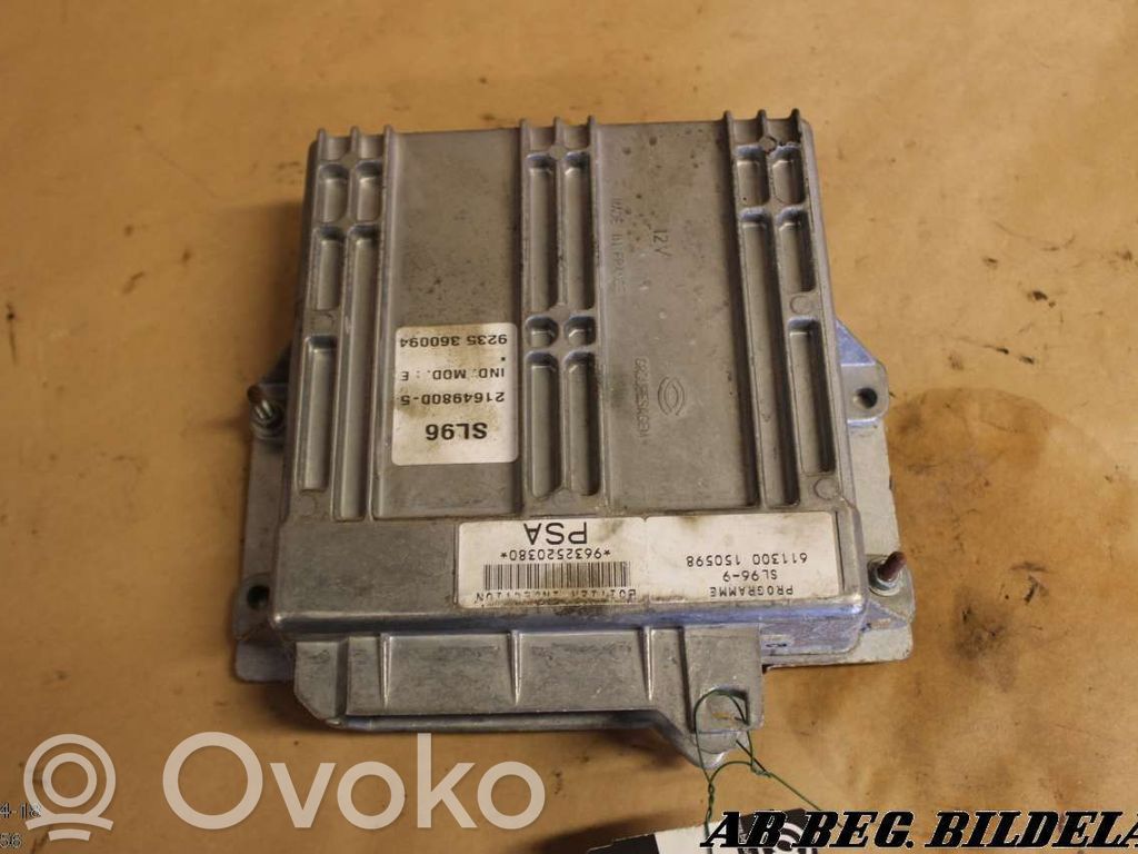 Citroen Berlingo Injection control unit/module 