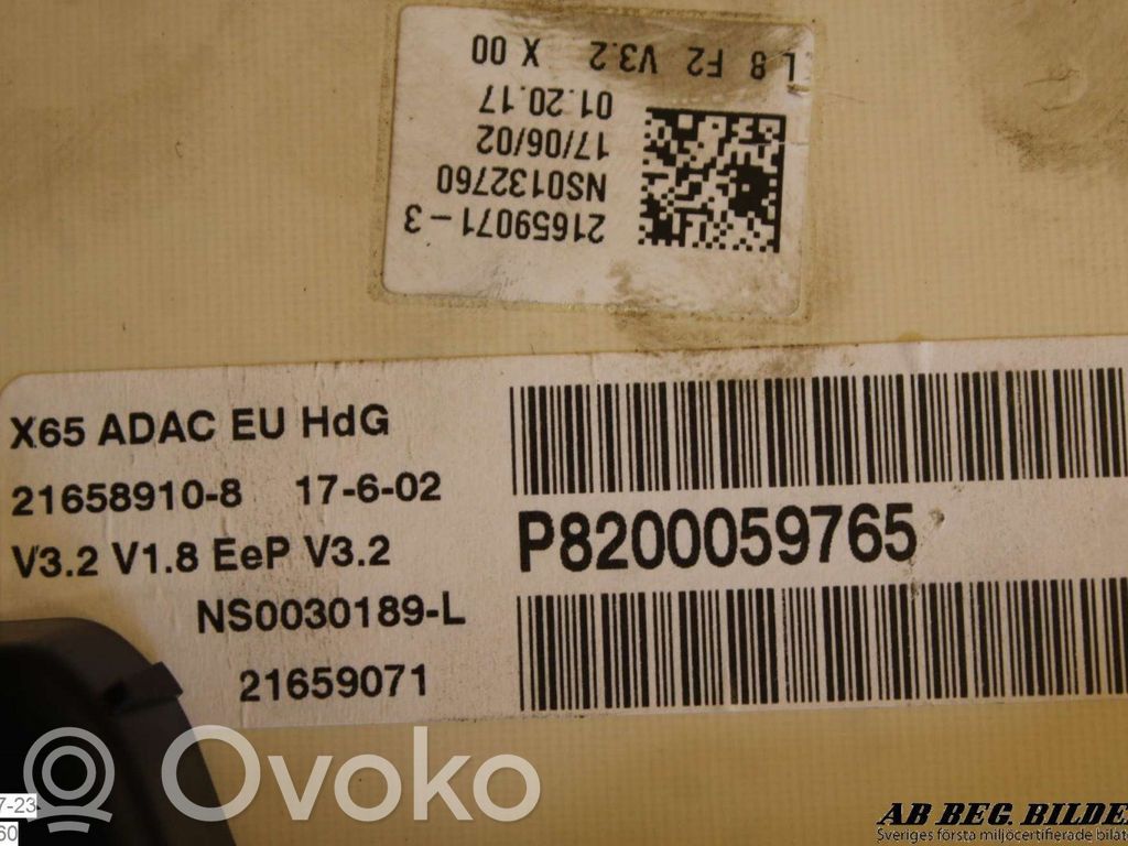 Renault Clio II Speedometer (instrument cluster) 