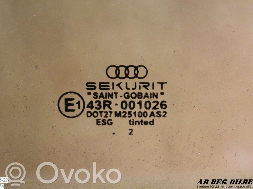 Audi A8 S8 D3 4E Luna de la puerta delantera cuatro puertas 