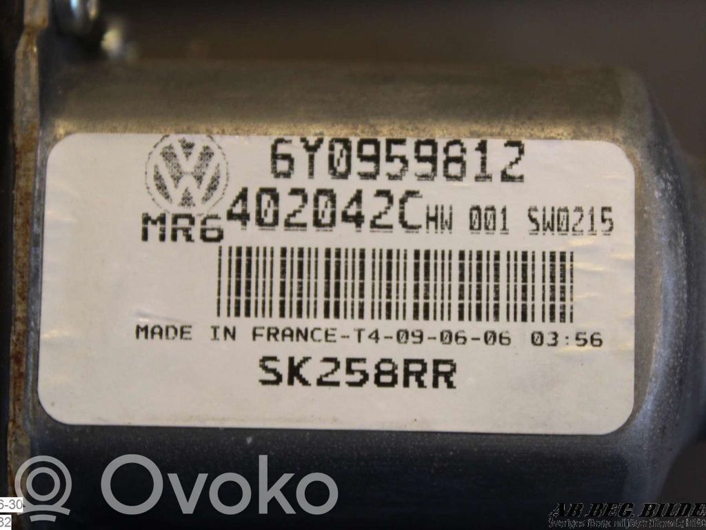 Skoda Roomster (5J) Elektryczny podnośnik szyby drzwi tylnych 