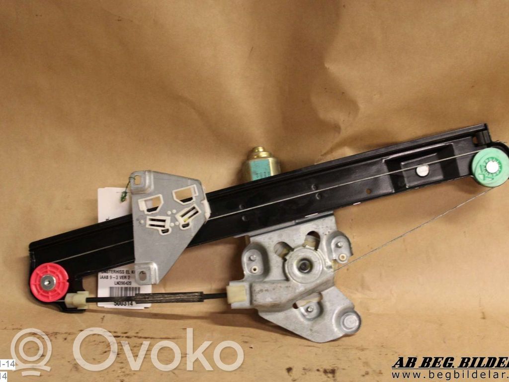 Saab 9-3 Ver2 Macara geam ușă spate cu motor 