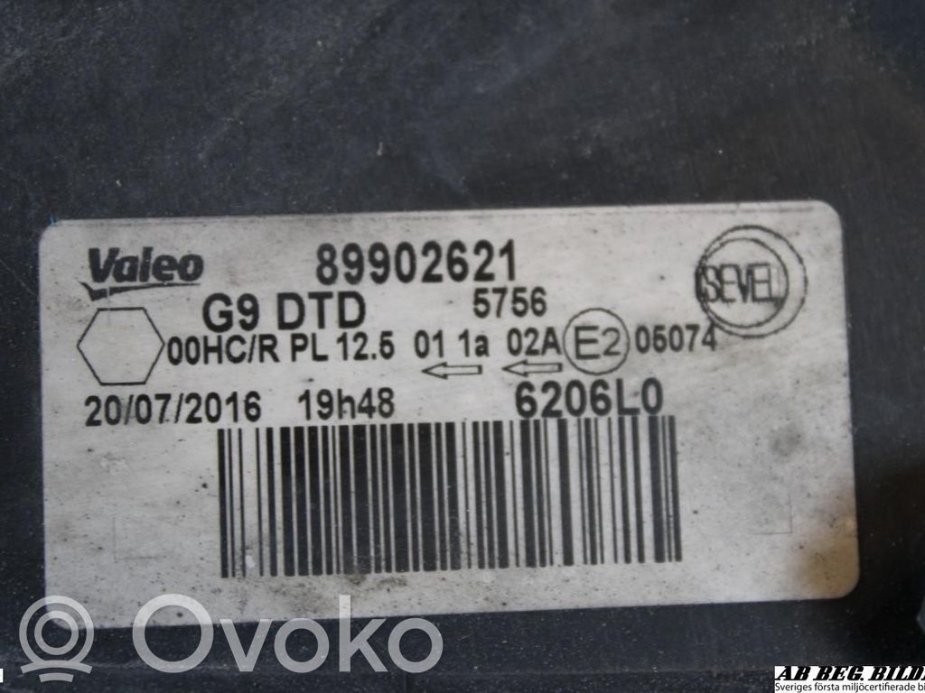 Fiat Scudo Headlight/headlamp 