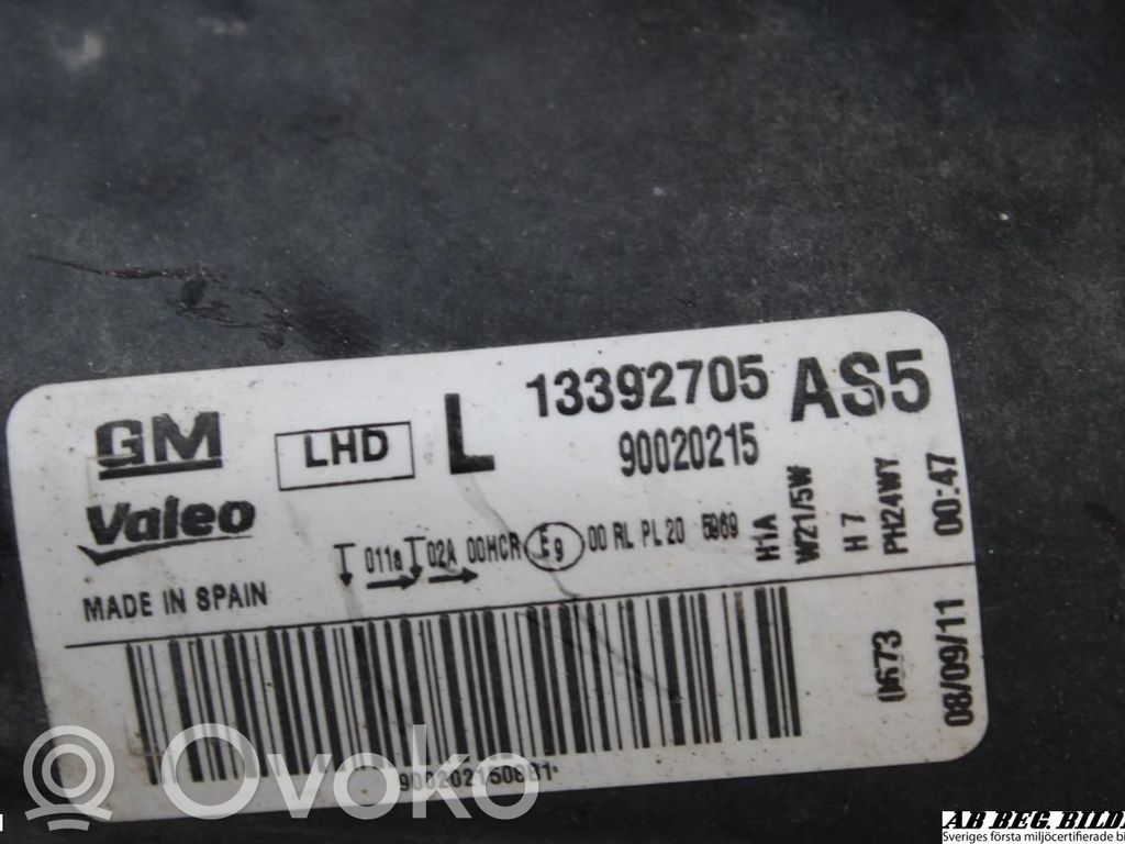 Opel Corsa D Headlight/headlamp 