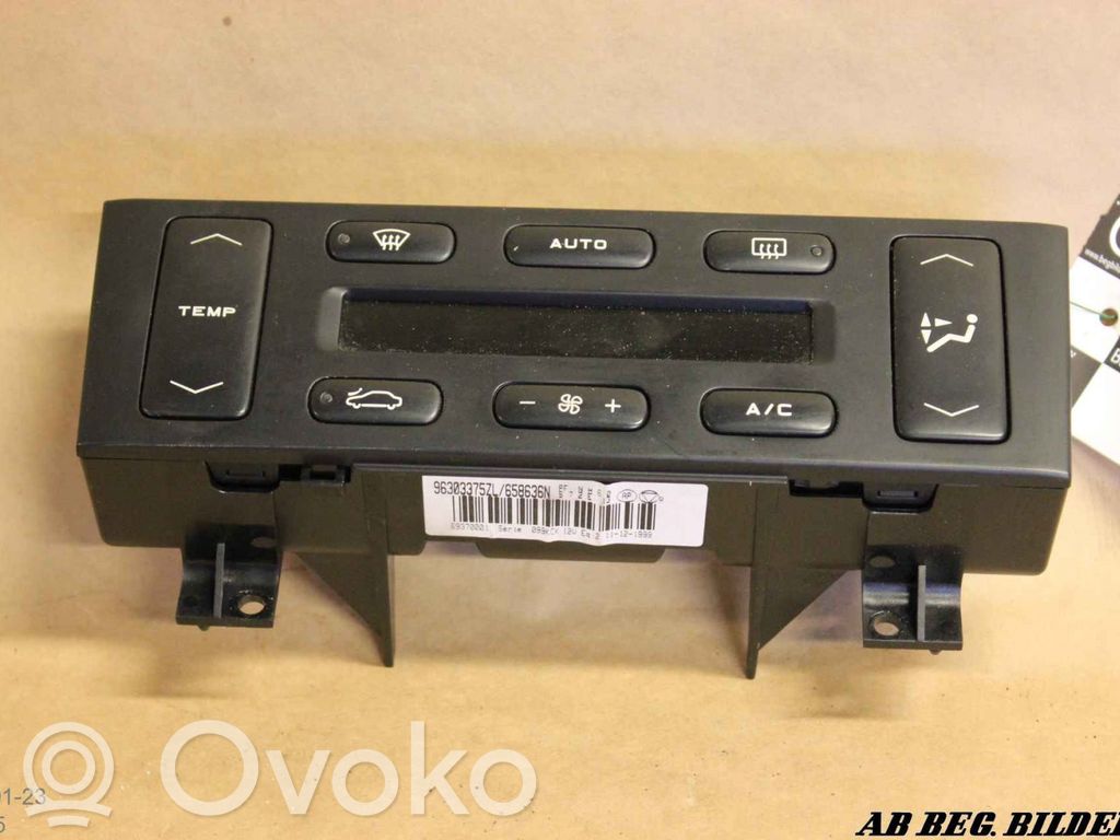 Peugeot 406 Gaisa kondicioniera / klimata kontroles / salona apsildes vadības bloks (salonā)