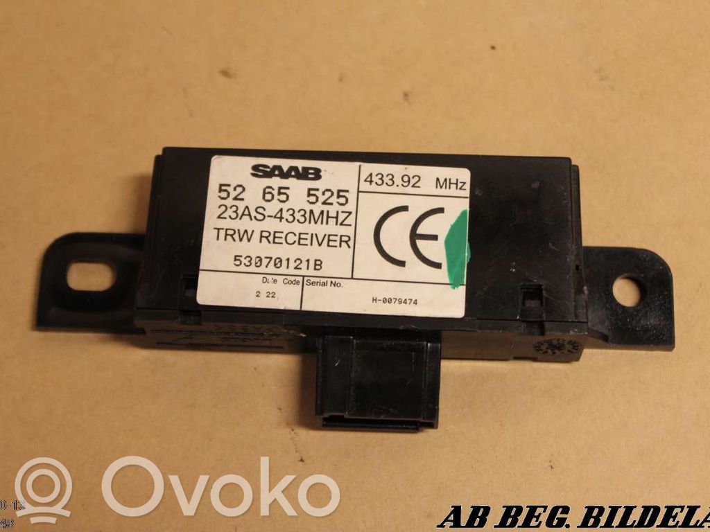 Saab 9-3 Ver1 Muut ohjainlaitteet/moduulit 