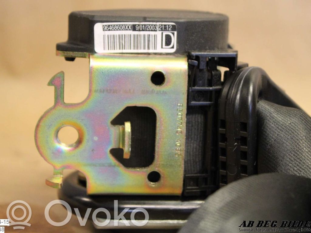 Peugeot 206 Ceinture de sécurité avant 