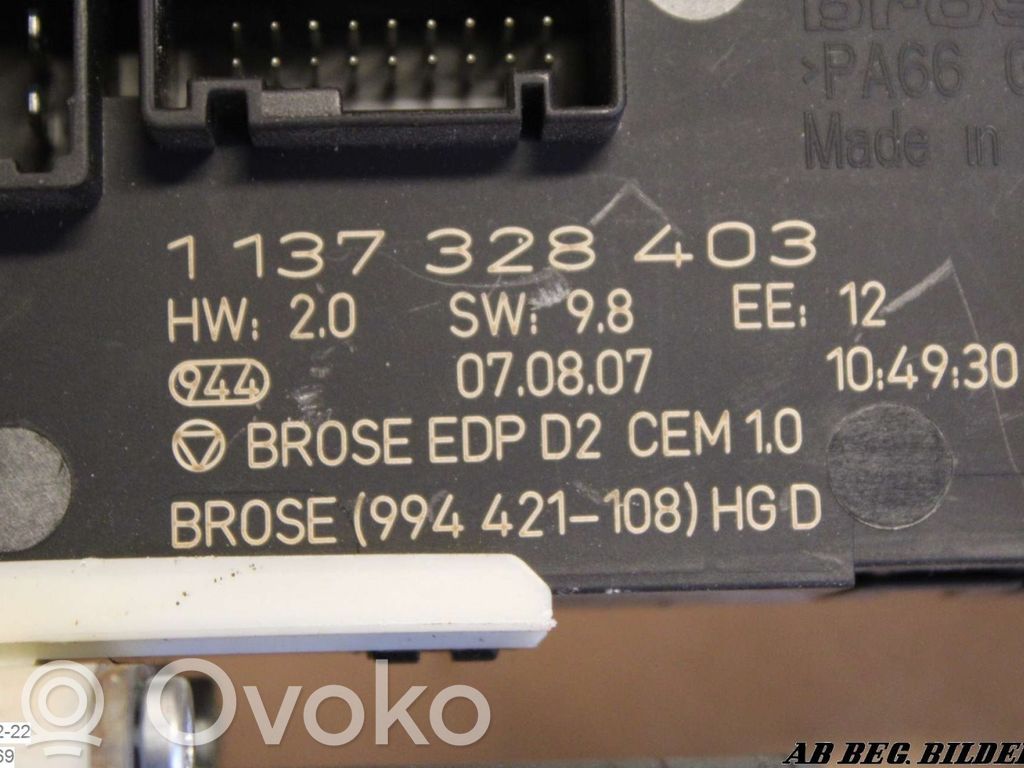 Peugeot 407 Silnik regulatora szyby drzwi przednich 