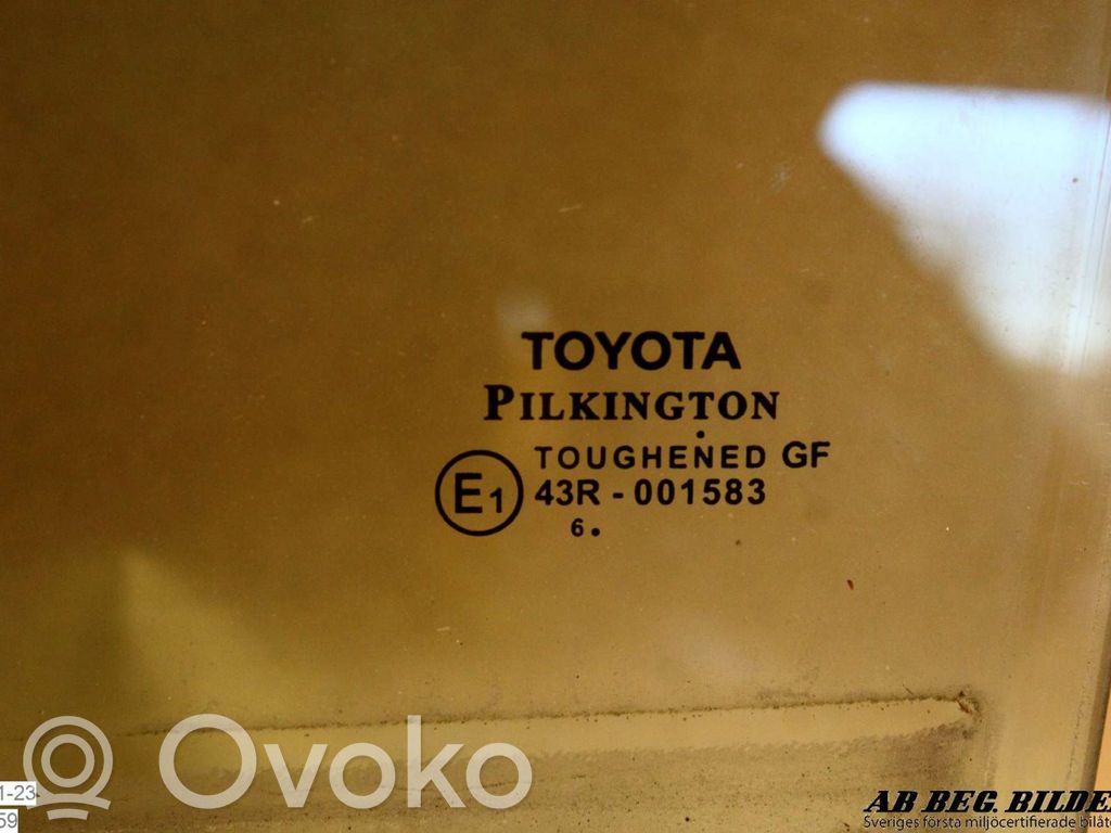 Toyota Auris E180 Takaoven ikkunalasi 