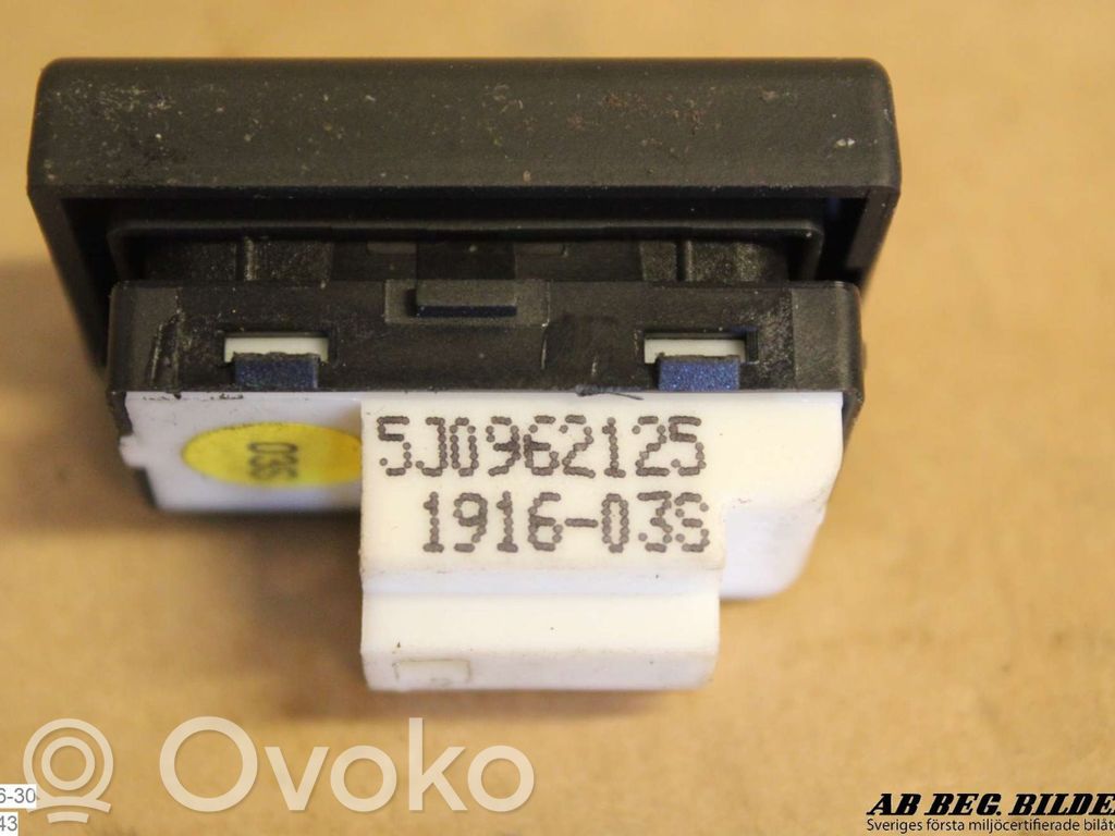 Skoda Roomster (5J) Botón interruptor de bloqueo de puertas