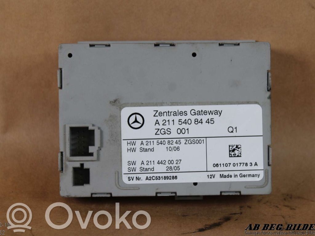 Mercedes-Benz E W211 Autres unités de commande / modules 