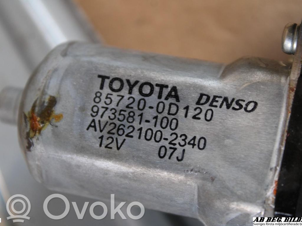 Toyota Auris 150 Regulador de puerta trasera con motor 