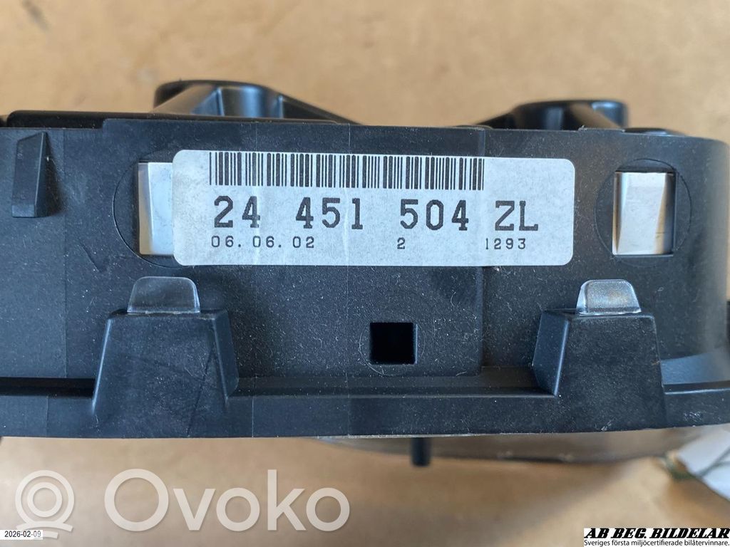 Opel Astra G Vitezometru (grup de instrumente) 