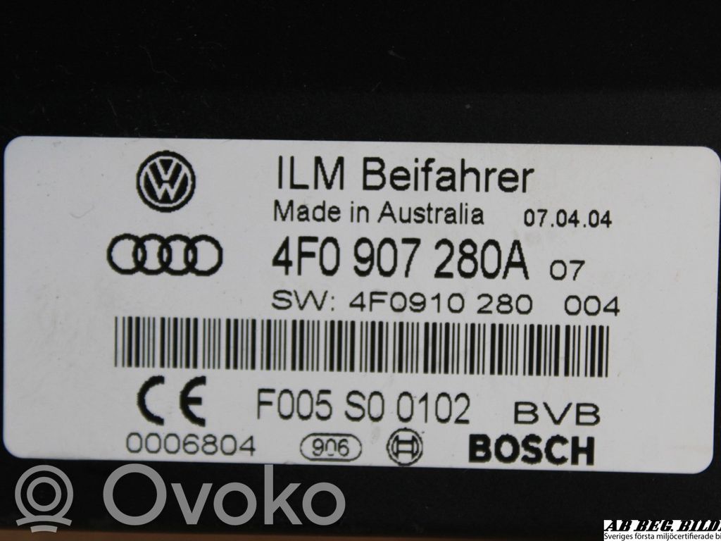 Audi A6 S6 C6 4F Korin keskiosan ohjainlaite