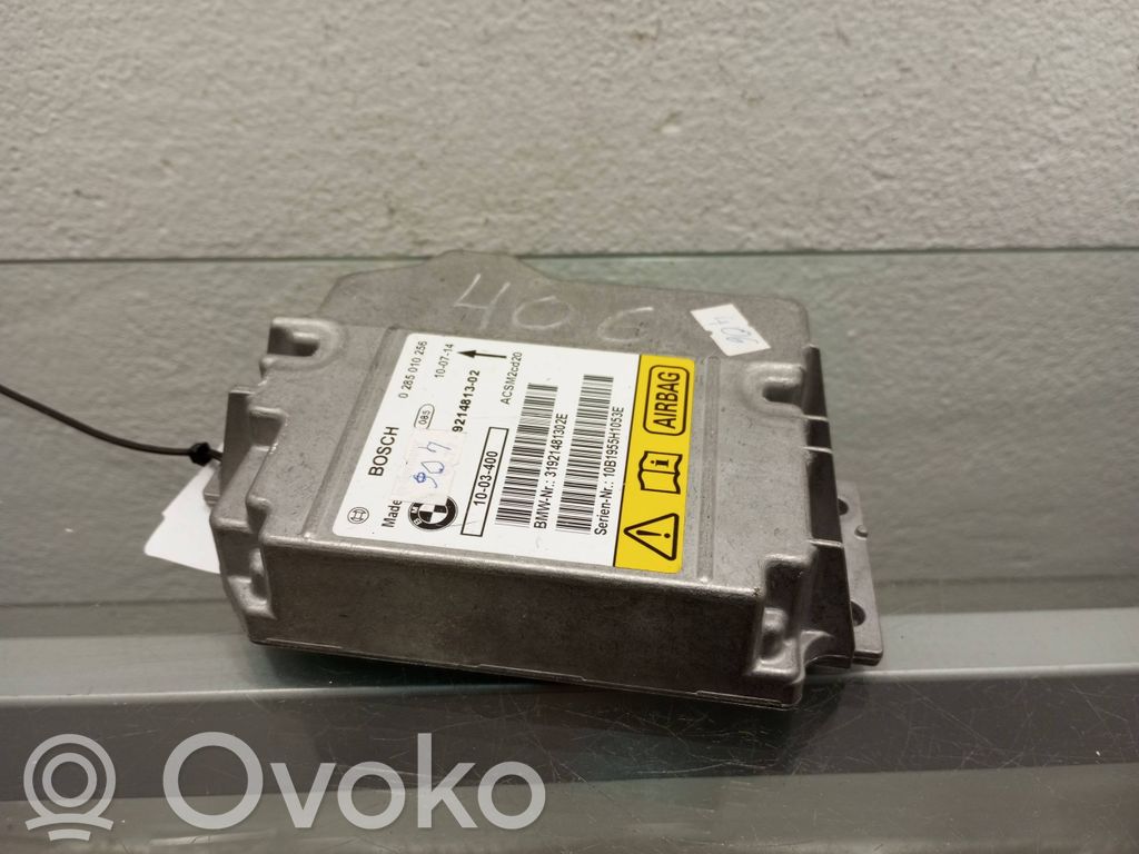Airbag control unit/module   9214813,31921481302E,0285010256,6577921481302