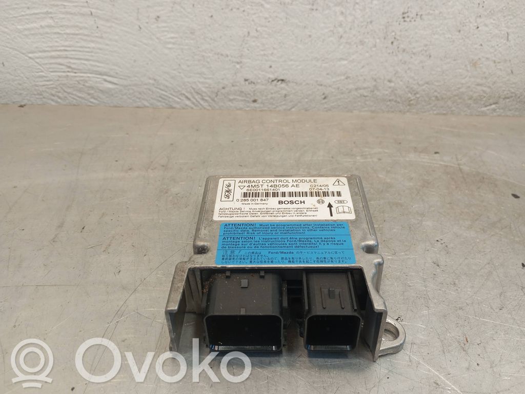 Airbag control unit/module   4M5T14B056AE,6E0011661401,0285001847