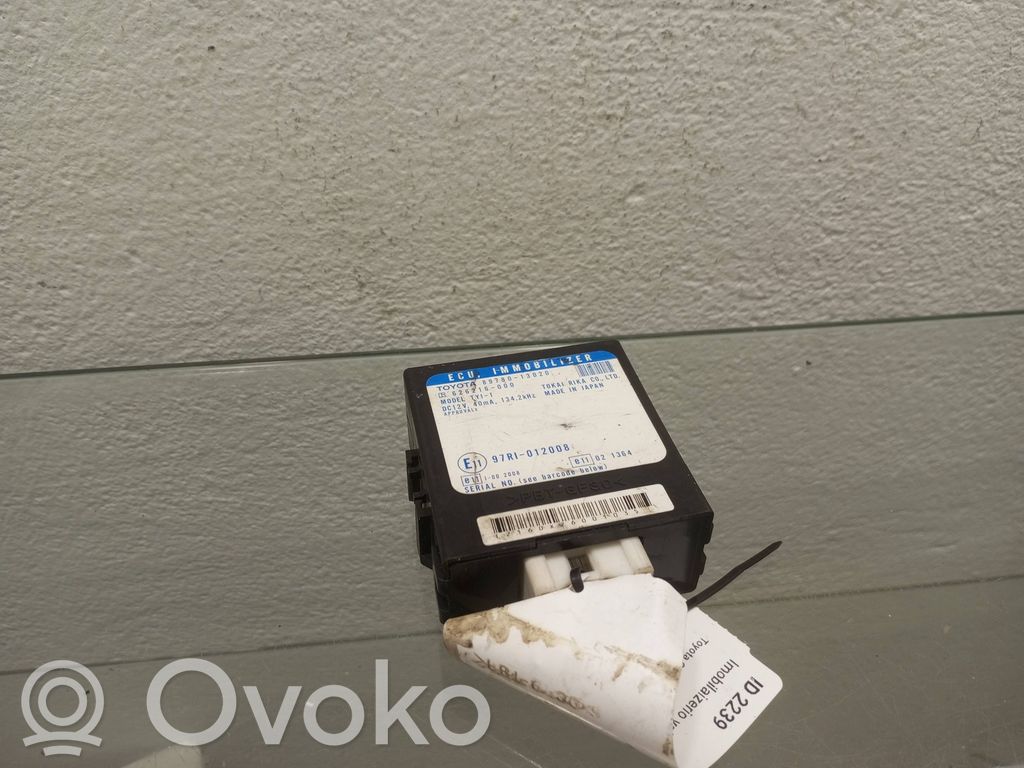Toyota Corolla Verso E121 Immobilizer control unit/module 