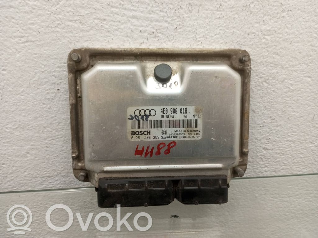 Audi A8 S8 D3 4E Engine control unit/module 