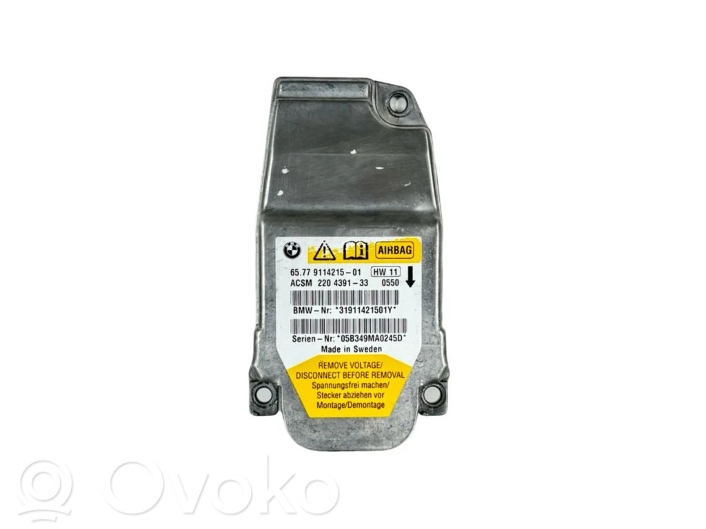 Turvatyynyn ohjainlaite/moduuli   9114215,31911421501Y,65779114215