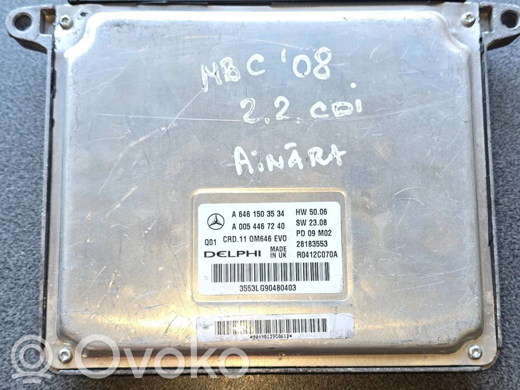 Mercedes-Benz C W204 Engine control unit/module 