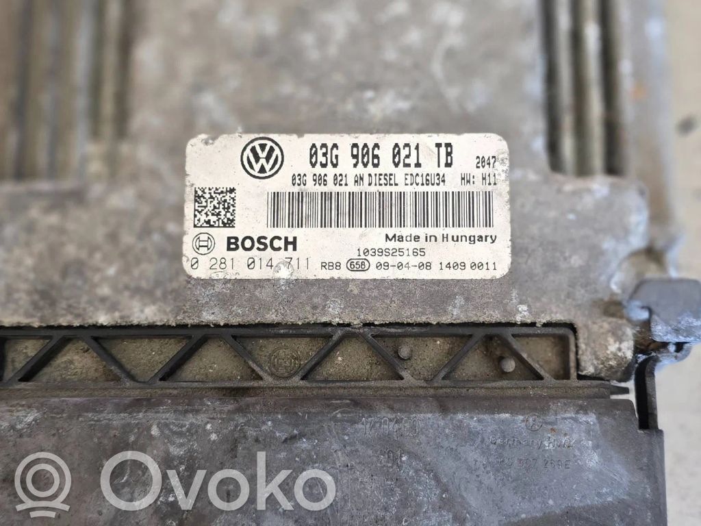 Skoda Octavia Mk2 (1Z) Engine control unit/module 