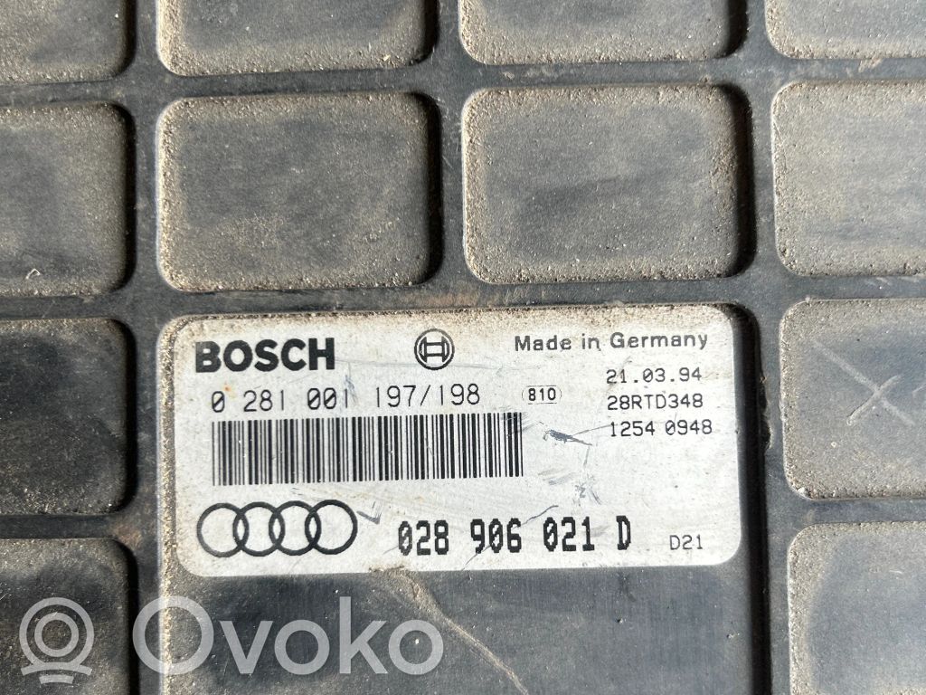 Audi 80 90 S2 B4 Engine control unit/module 