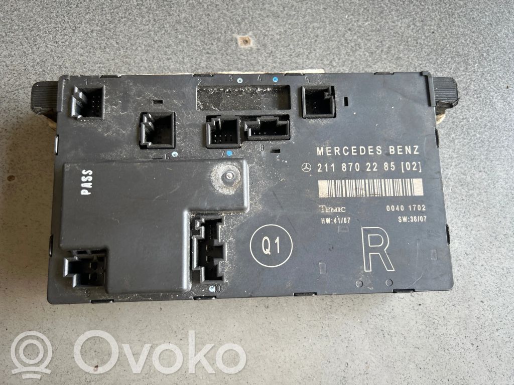 Mercedes-Benz E W211 Door control unit/module 