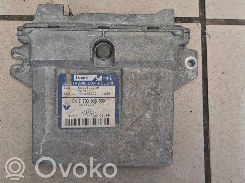 Renault Kangoo I Engine control unit/module 