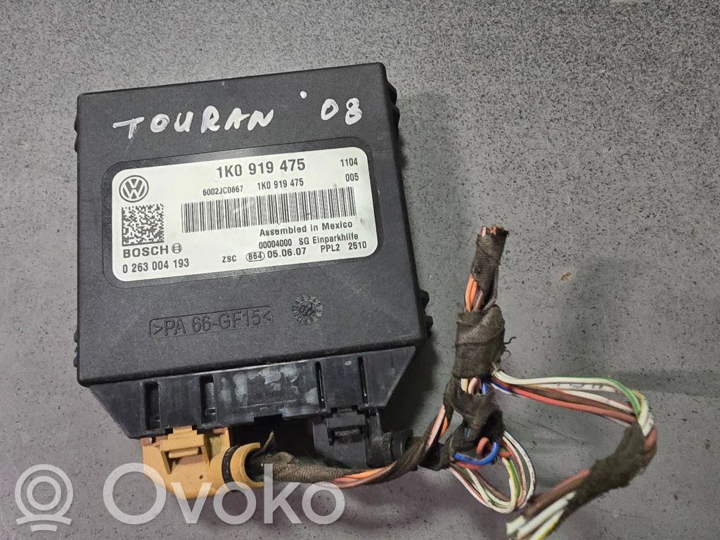 Volkswagen Touran I Parking PDC control unit/module 