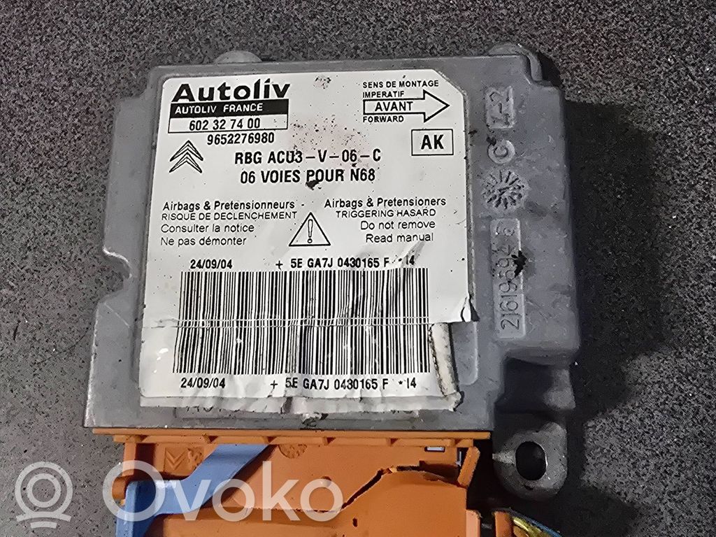 Citroen Xsara Picasso Airbag control unit/module 
