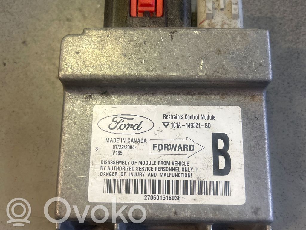 Airbag control unit/module   1C1A14B321BD,27060151603E,0722004