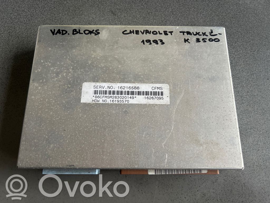 Chevrolet TRUCK C - K 3500 Sterownik / Moduł ECU 