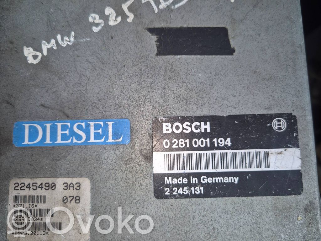 BMW 3 E36 Engine control unit/module 