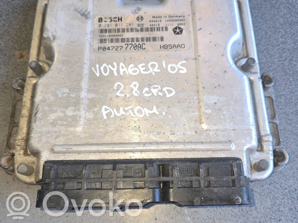 Chrysler Voyager Engine control unit/module 