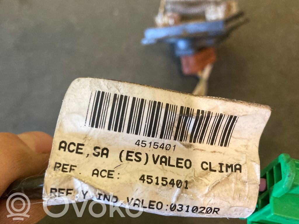 Peugeot Boxer Cableado del ventilador de refrigeración 