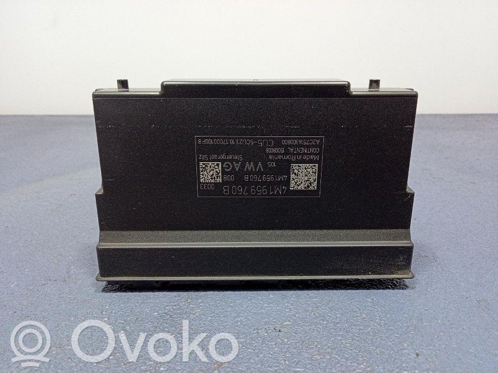 Module de commande de siège   4M1959760B,4M1959760B