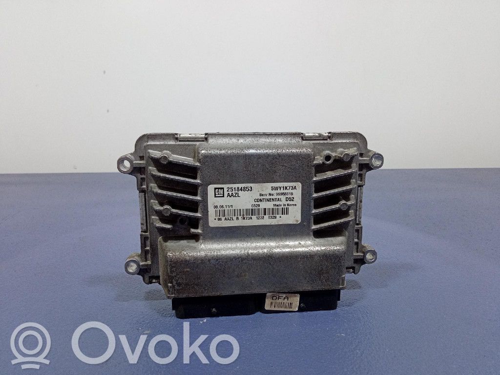 Unidad de control/módulo ECU del motor   25184853,25184853