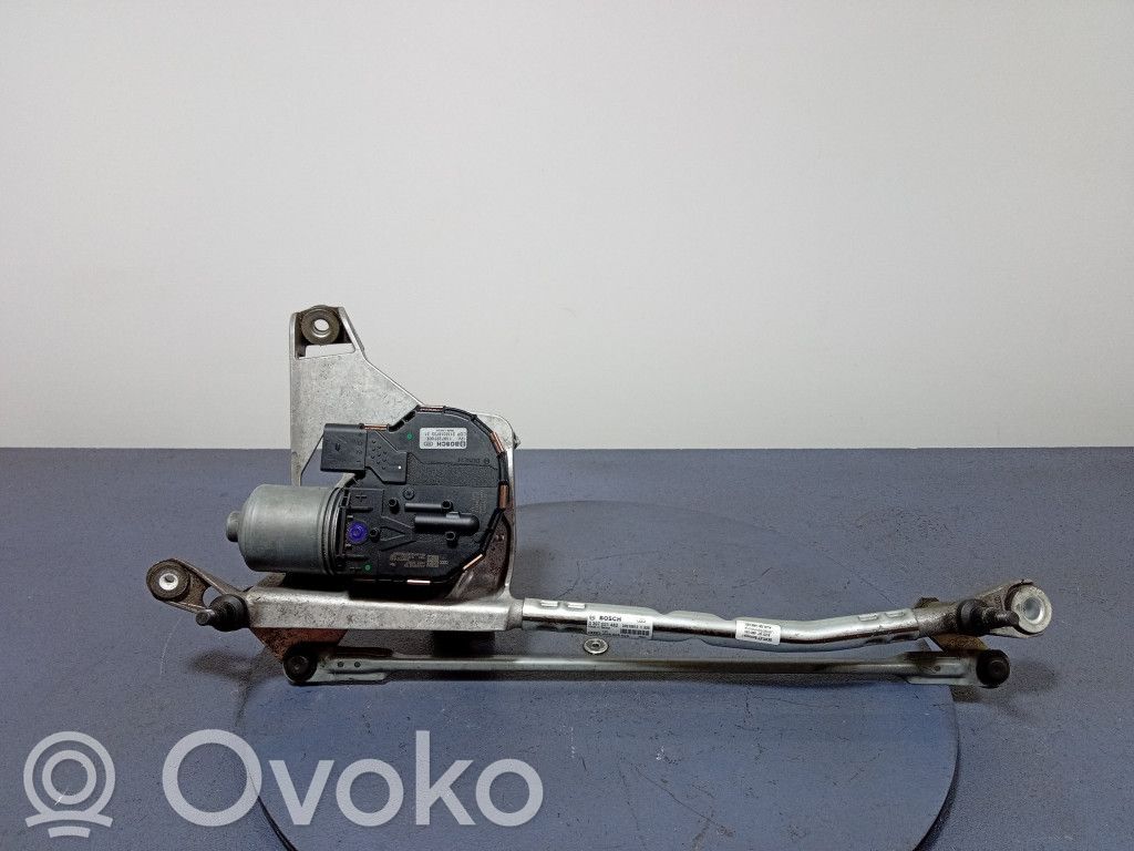Audi Q7 4M Wischergestänge Wischermotor vorne 