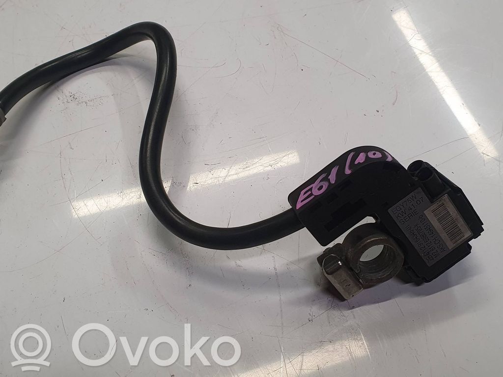 BMW 5 E60 E61 Negative earth cable (battery) 